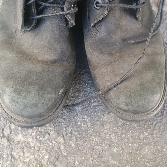 Black Timberland Boots Size 10.5 Pre-owned - Picture 2 of 14